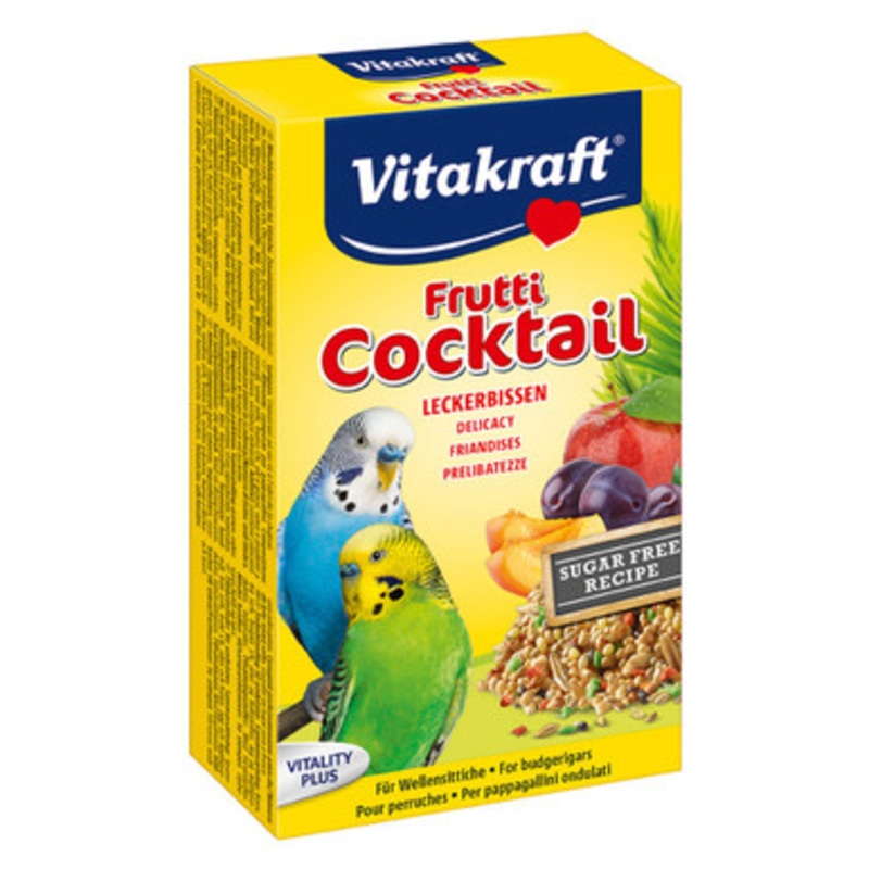 Vitakraft Frutti Cocktail Budgie Treat with Fruit 200g