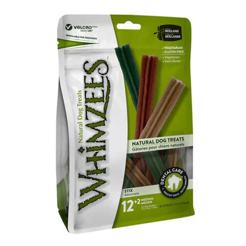 Whimzees Stix Dental Treats For Medium Dog (14 Pack)