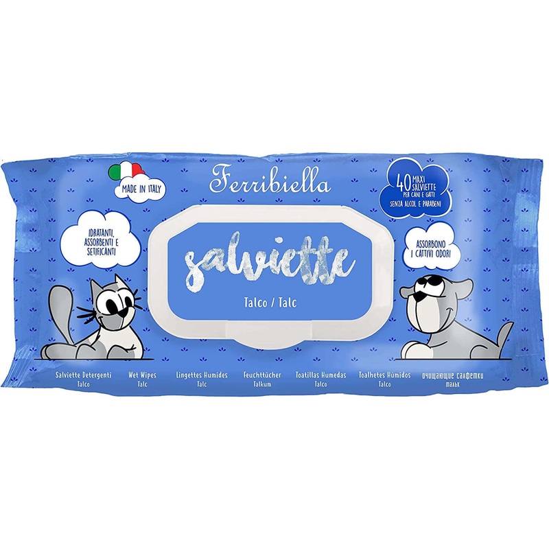 Ferribiella Dis. Wet Wipes Talc 40sheets –