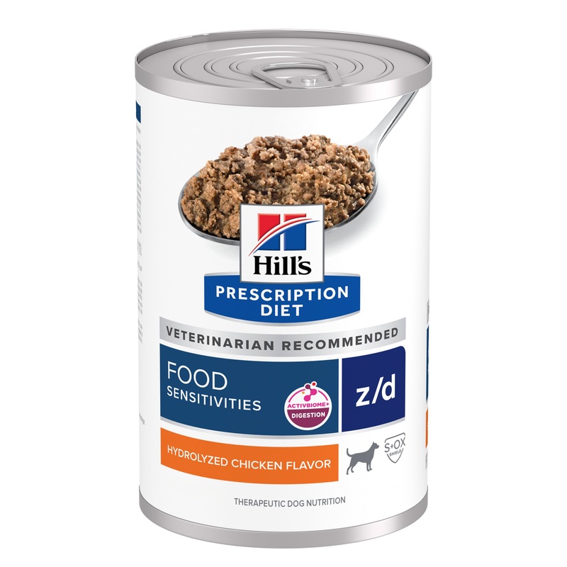 Hill’s Prescription Diet z/d Skin/Food Sensitivities Canned Dog Food (370 grams x 12 Cans)