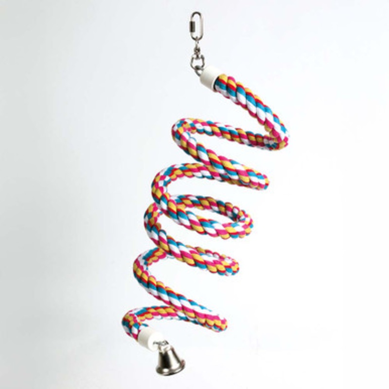 Parrot Boing – Cotton Spiral Bouncing Perch – Large