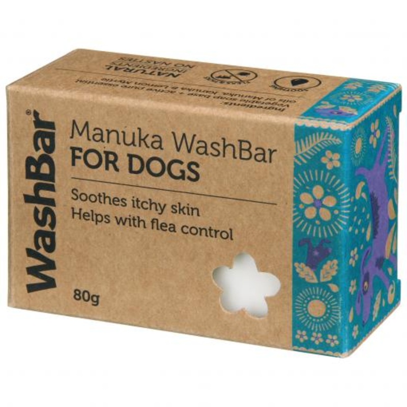 WashBar Manuka Dog Soap 80gm – Natural Cleansing and Soothing