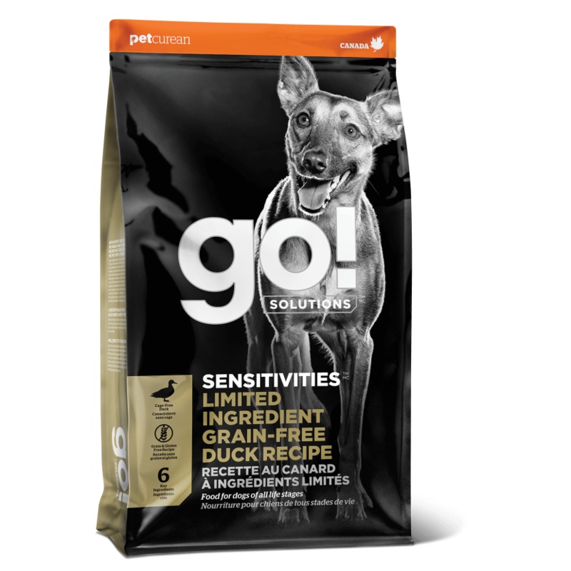 GO! Solutions Sensitivities Grain Free Limited Ingredient Duck Recipe Dog Dry Food (SHORT DATED 10/25)
