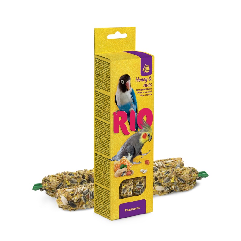 RIO Sticks for parakeets with honey and nuts 2x75gm –
