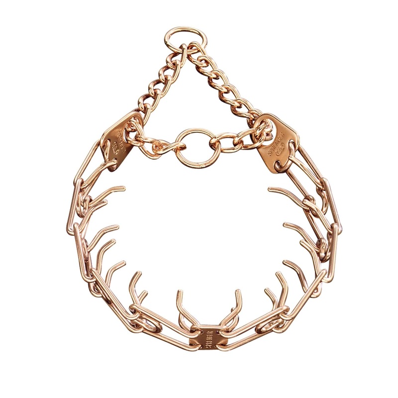 Herm Sprenger ULTRA-PLUS Training Collar with Center-Plate and Assembly Chain – CUROGAN 2.25 mm 41cm / 16 –