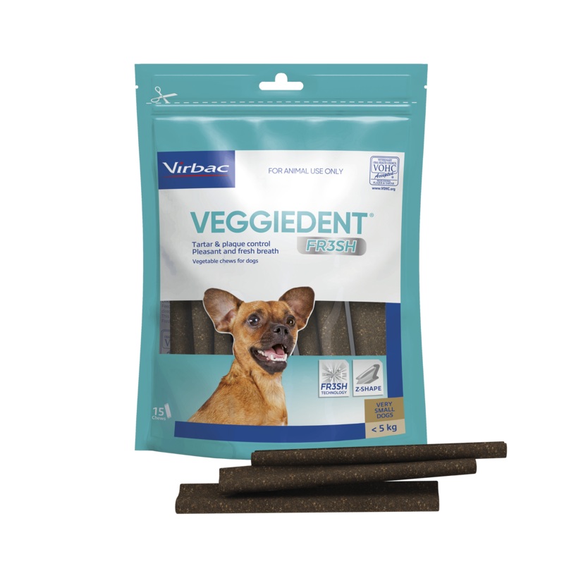 Veggiedent Fresh Extra Small Under 5kg 15 Chews