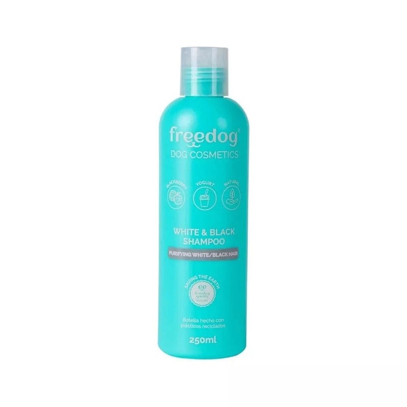 ampnas Freedog juodam ir baltam kailiui, 250 ml