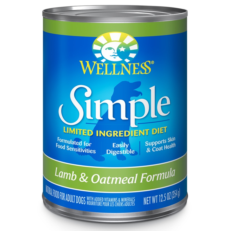 Wellness Dog Simple Lamb & Oatmeal Formula 12.5oz