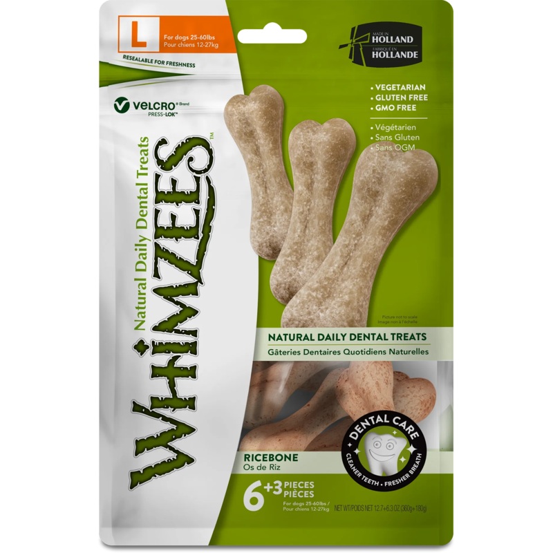 Whimzees Ricebone Large (9 Pack)