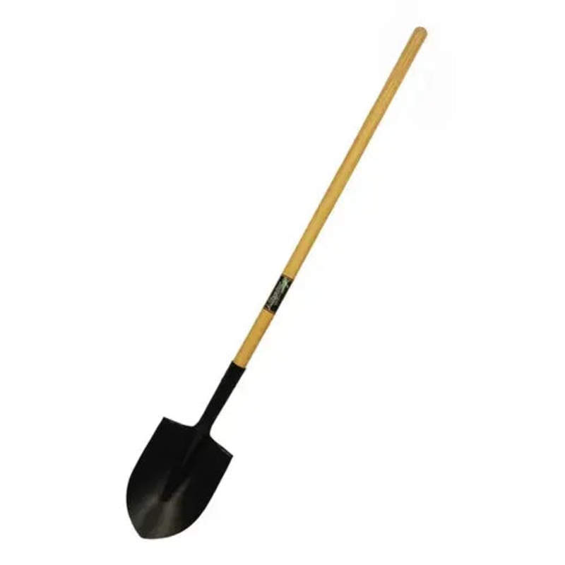 Alligator Brand Round Point Shovel Wood Handle