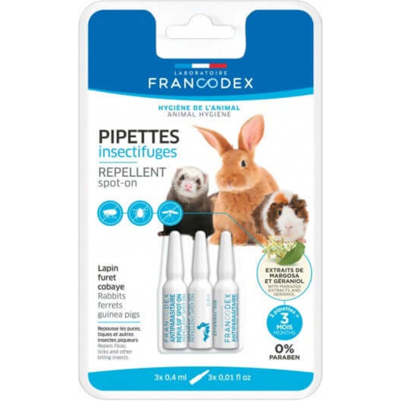 Francodex Repellent Small Animal 3X0.4ml –