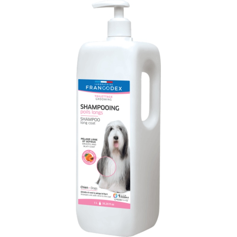 Francodex Long Coat Shampoo Dog 1L –