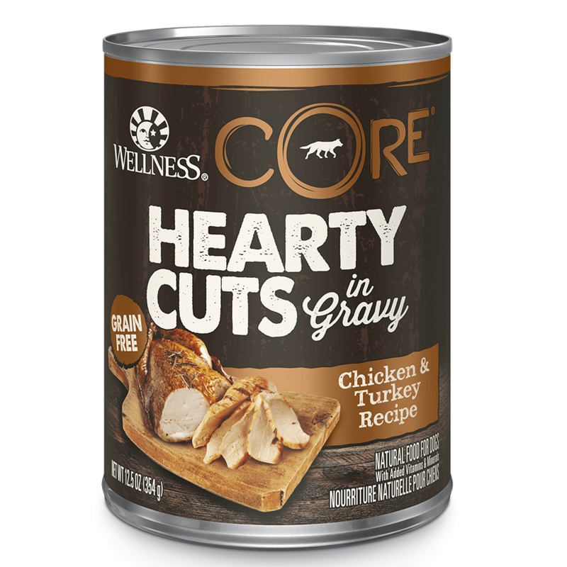 Wellness Dog Core Hearty Cuts – Chicken & Turkey Recipe 12.5oz