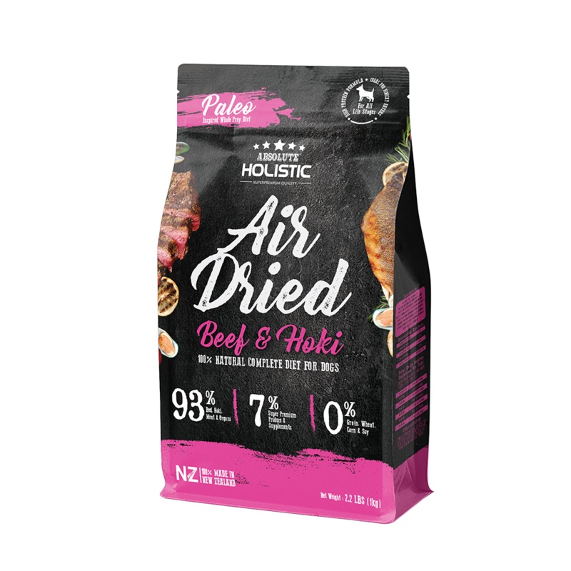 Absolute Holistic Dog Air-Dried Beef & Hoki 1kg