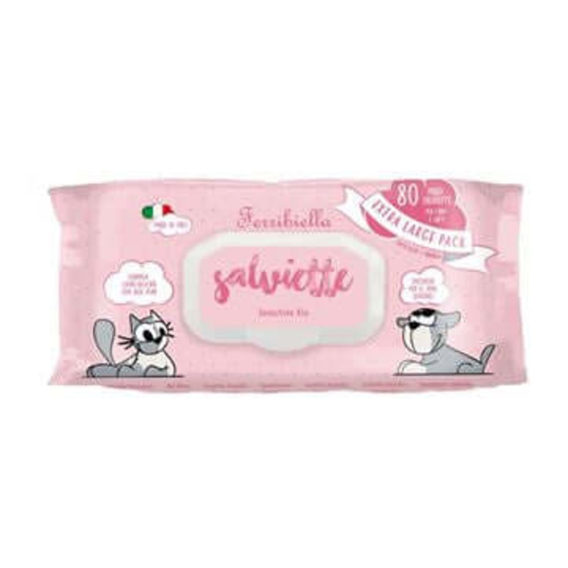 Ferribiella Dis. Wet Wipes Sensitive 80sheets –
