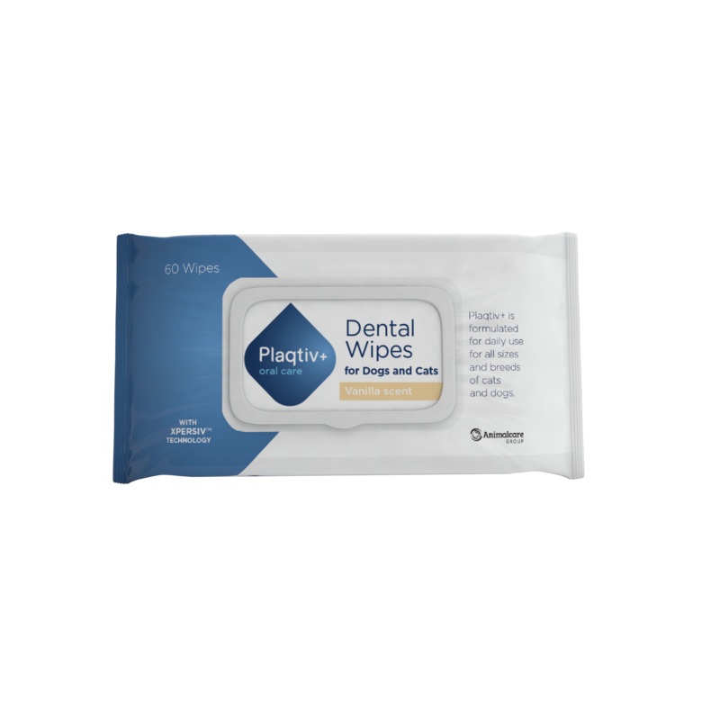 Plaqtiv+ Dental Wipes 60’s