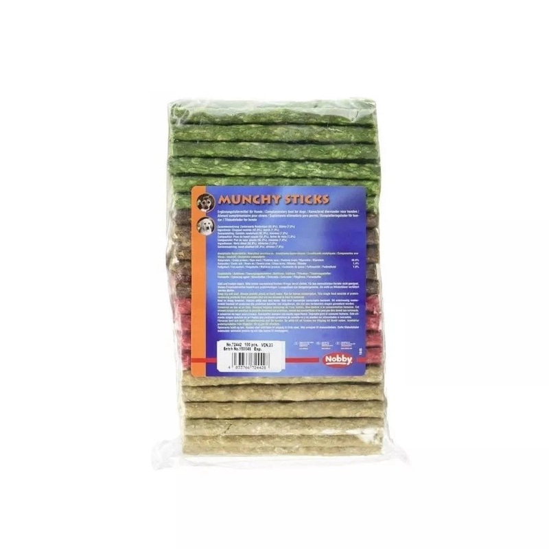 Skanstas unims mineraliniai pagaliukai Munchy Sticks Mix 13 cm, 100 vnt.