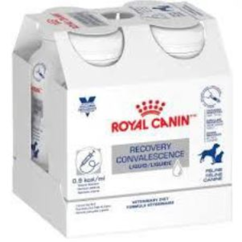 Royal Canin Veterinary Diet Recovery Liquid for Cats and Dogs 237ml – PACK OF 4