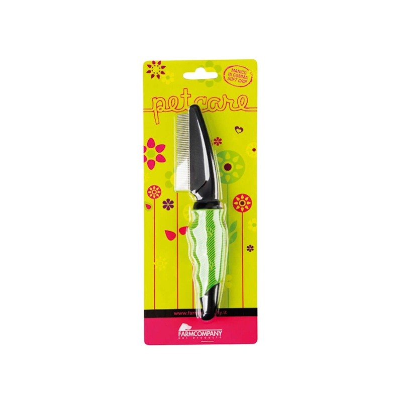 Farm Company 42 Rotating Teeth Comb with Rubber Soft Grip –