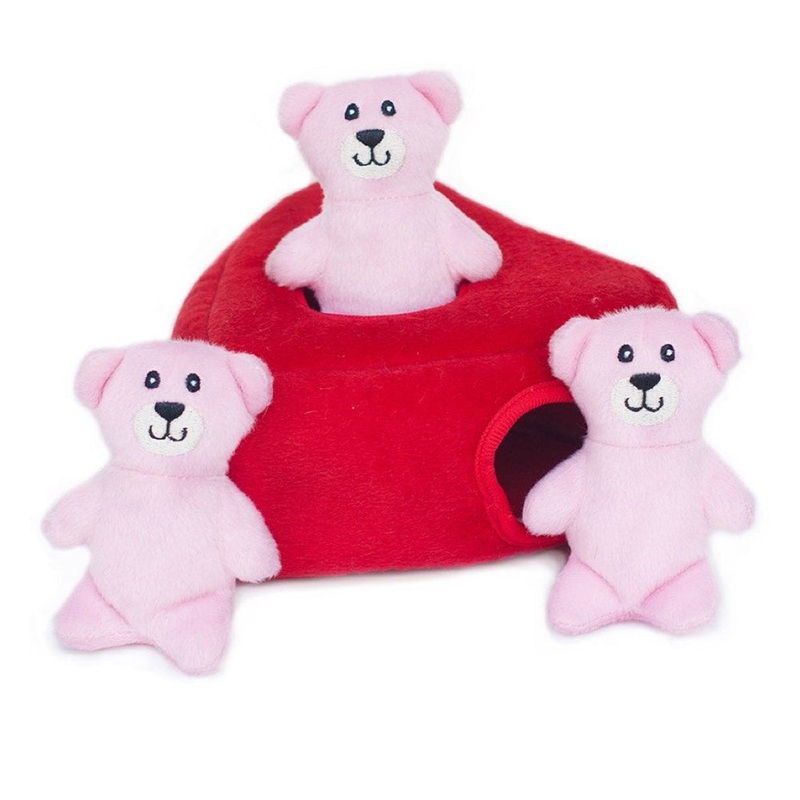 Zippypaws Valentine’s Burrow Heart ‘n Bears