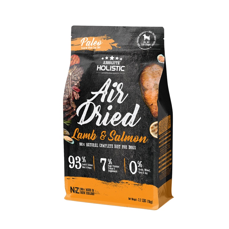 Absolute Holistic Dog Air-Dried Lamb & Salmon 1kg