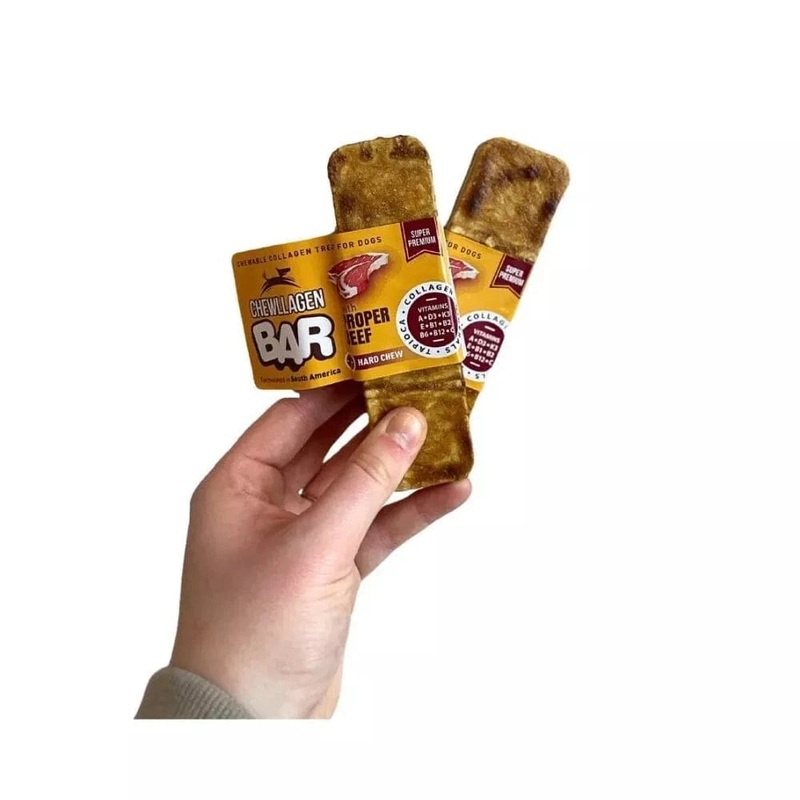 Skanstas unims jautienos skonio kolageno pagaliukai, M, 12,5 cm, 1 vnt.