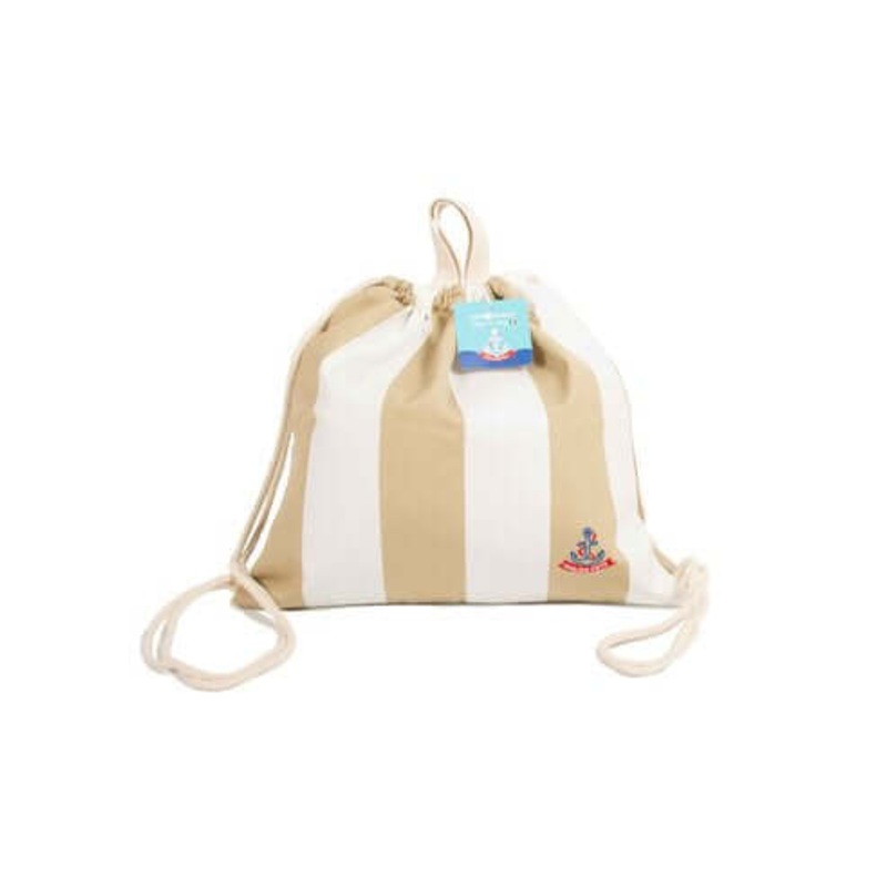 Sailing Pet Collection Woman Backpack Made in Italy white/beige 28X32cm –