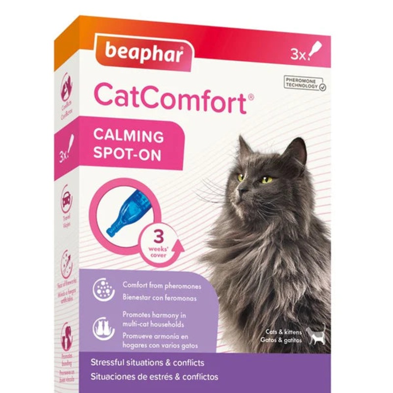 Beaphar Catcomfort Spot On For Cats 3 x 0.55ml
