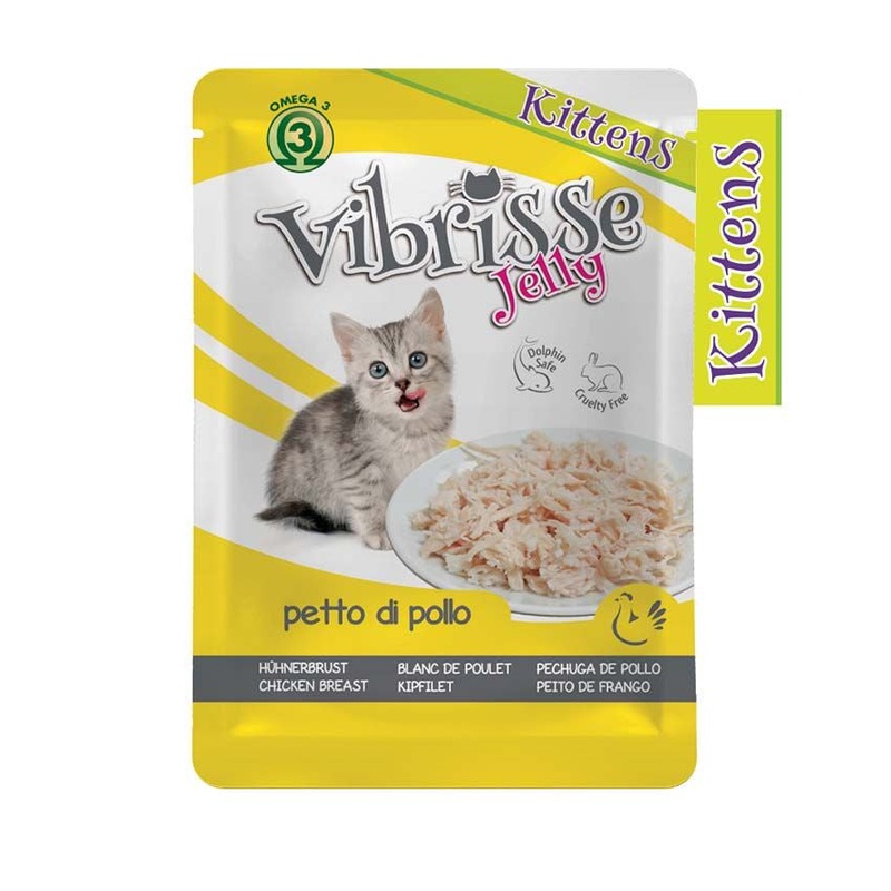Croci Vibrisse Kitten Pouch Jelly Chick.Breast – 70g –       – 70  –