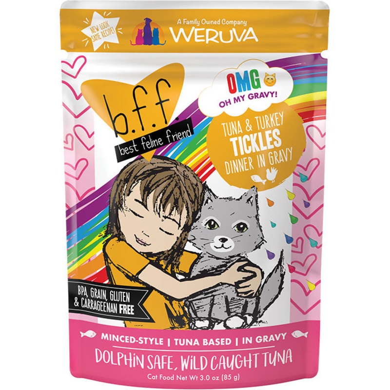 Weruva Bff Tuna & Turkey Tickles 12/3oz. Pouch {L-x} 784224