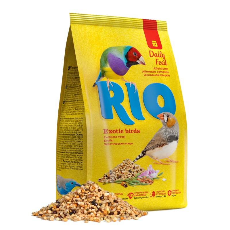 RIO Feed for exotic birds. Daily feed 1kg –