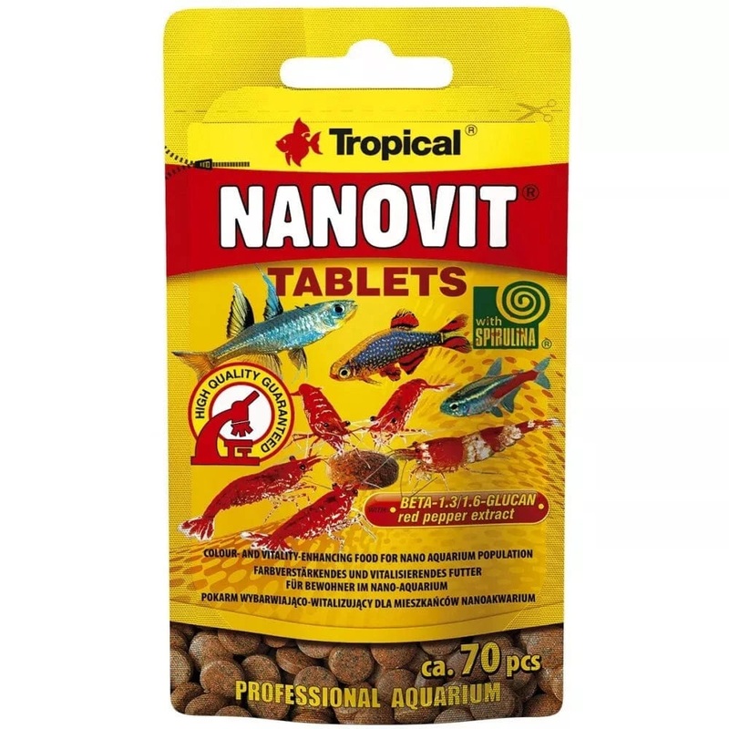 Tropical Nanovit smulkios tablets 10 g