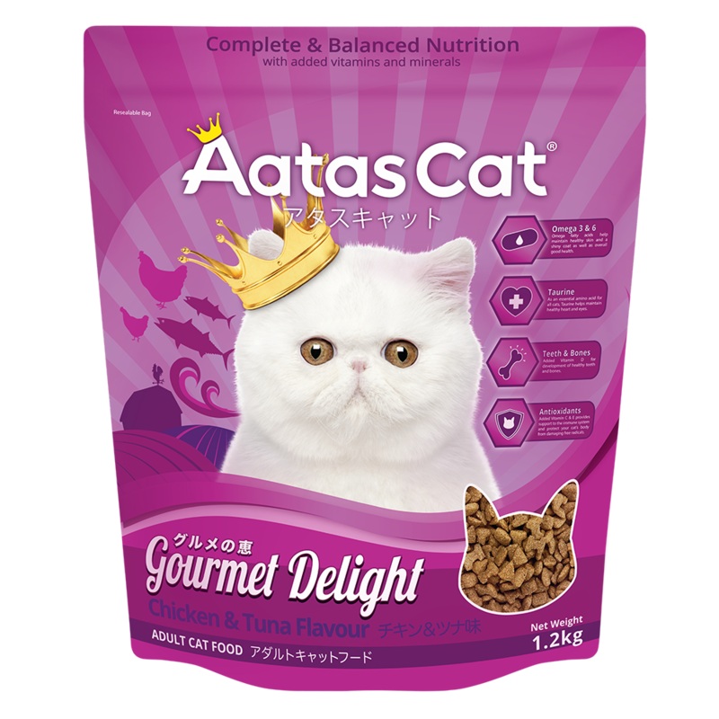 Aatas Cat Gourmet Delight – Chicken & Tuna 1.2kg