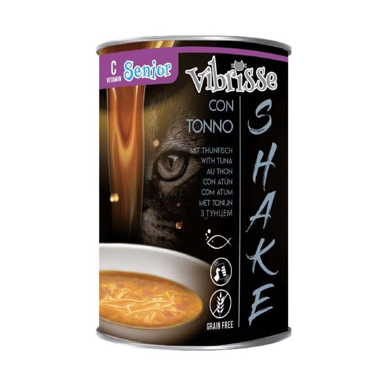 Croci Vibrisse Shake Senior+ Tuna Vit-C 135g –   +    135  –