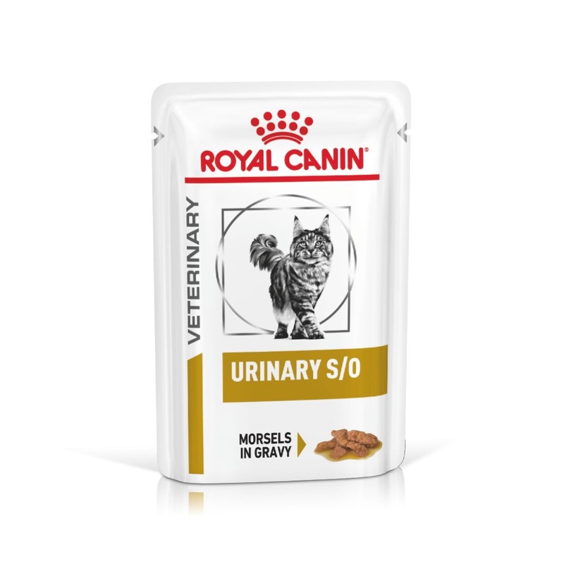 Royal Canin Veterinary Diet Urinary S/O Cat Wet Food (85 grams x 12 Pouches)
