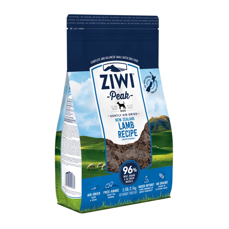 Ziwi Peak Dog Air-Dried Lamb 2.5kg