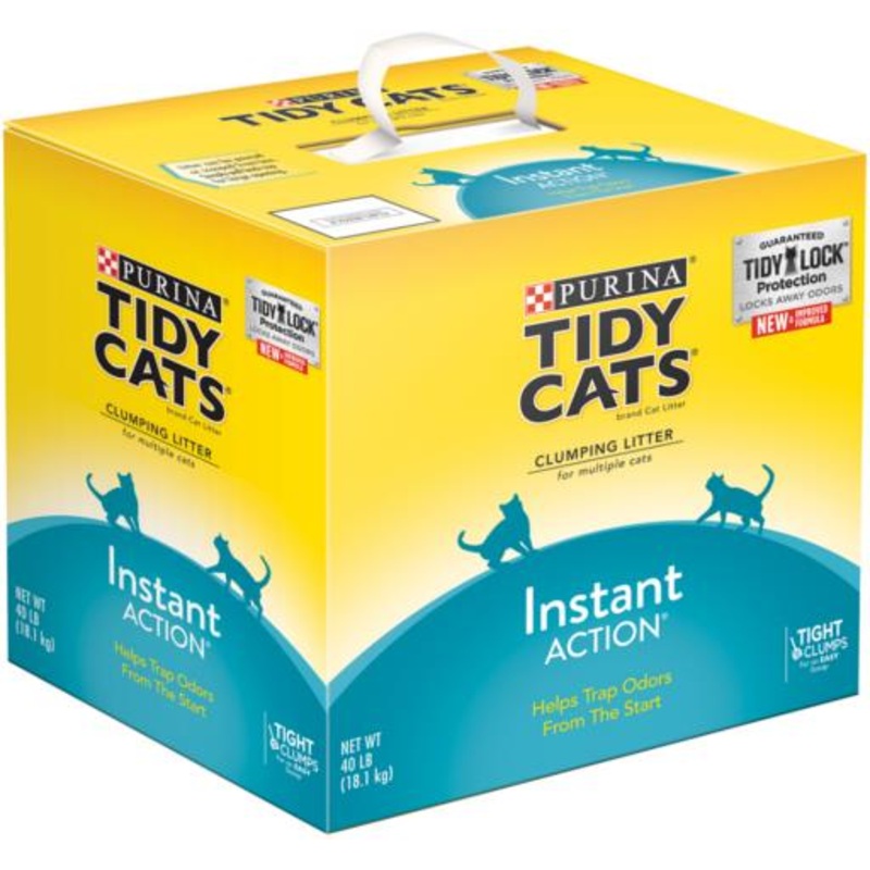 Tidy Cats Instant Action Scoop Clumping Cat Litter 40 lb Box {L-1} 702044