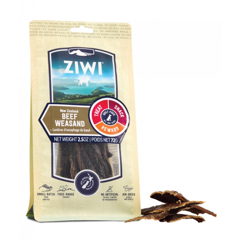 Ziwi Peak Beef Weasand Treats For Dogs