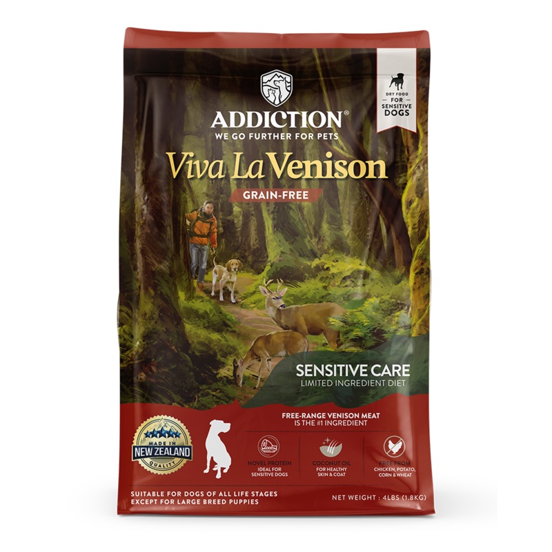 Addiction Dog Viva La Venison 4lb