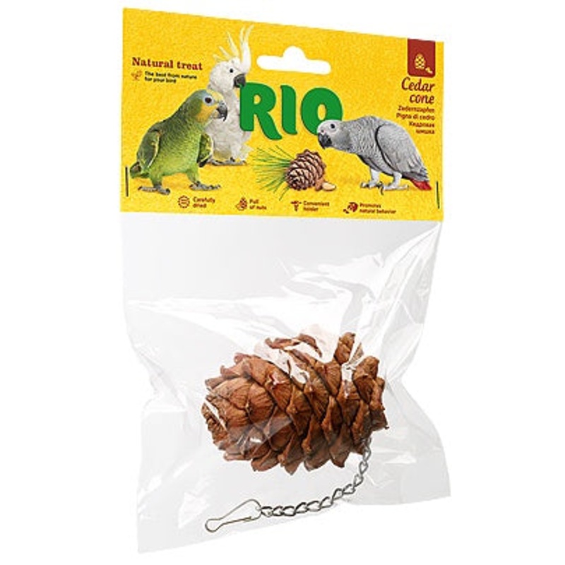 RIO Cedar cone. Natural treat for birds 1piece –