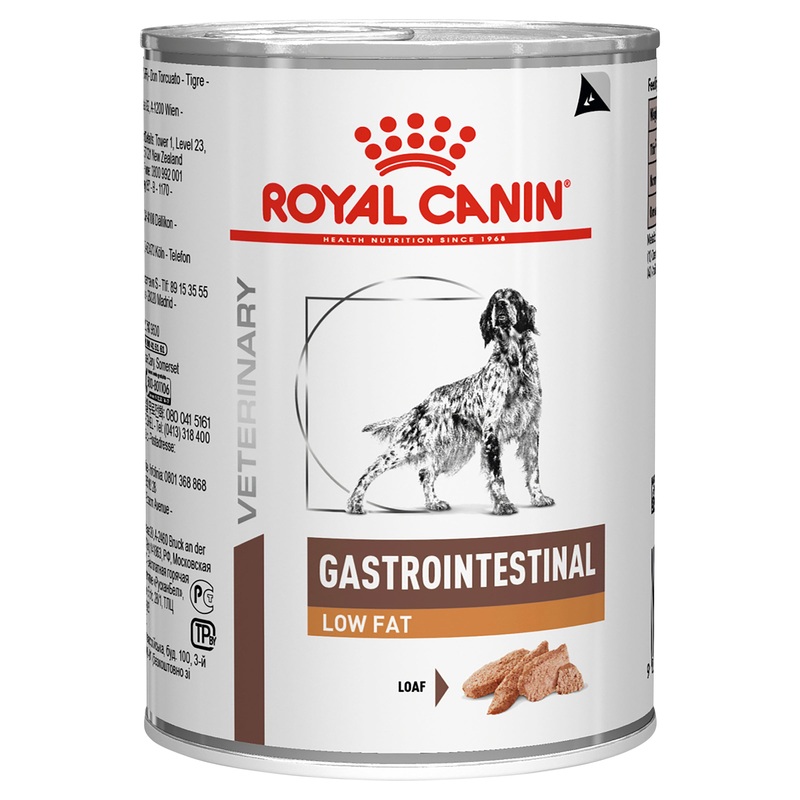 Royal Canin Veterinary Diet Canine Gastrointestinal Low Fat Canned Wet Dog Food (420 grams x 12 Cans)