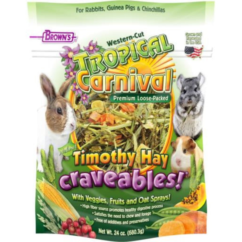 F.M Brown’s Tropical Carnival Natural Timothy Hay Craveables! 24Z {L-1}423336