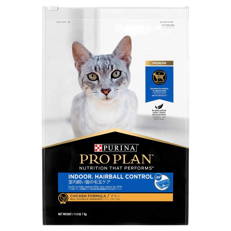 Purina Pro Plan Indoor Hairball Control Dry Cat Food