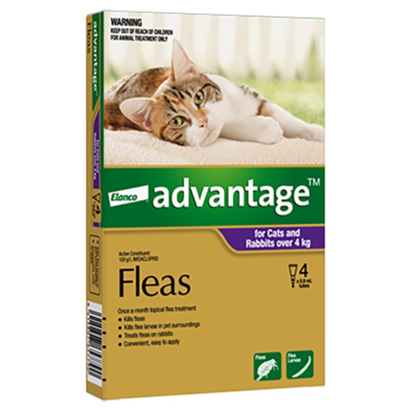Advantage Cat Large Flea Treatment for Cats 4-10kg