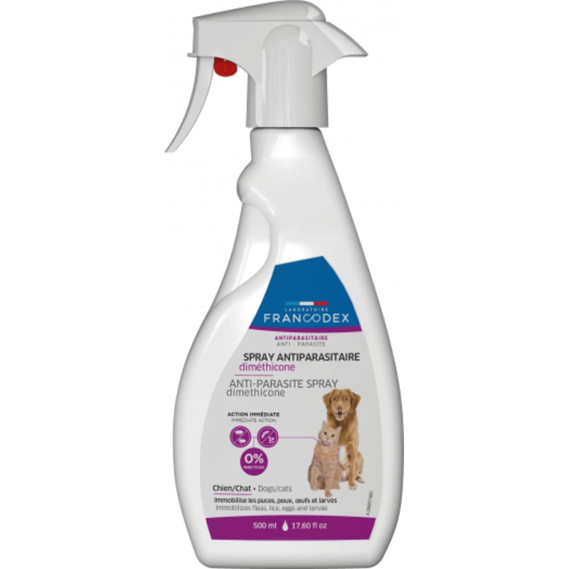 Francodex Dimethicone Anti-Parasite Spray Dog/Cat 500ml –