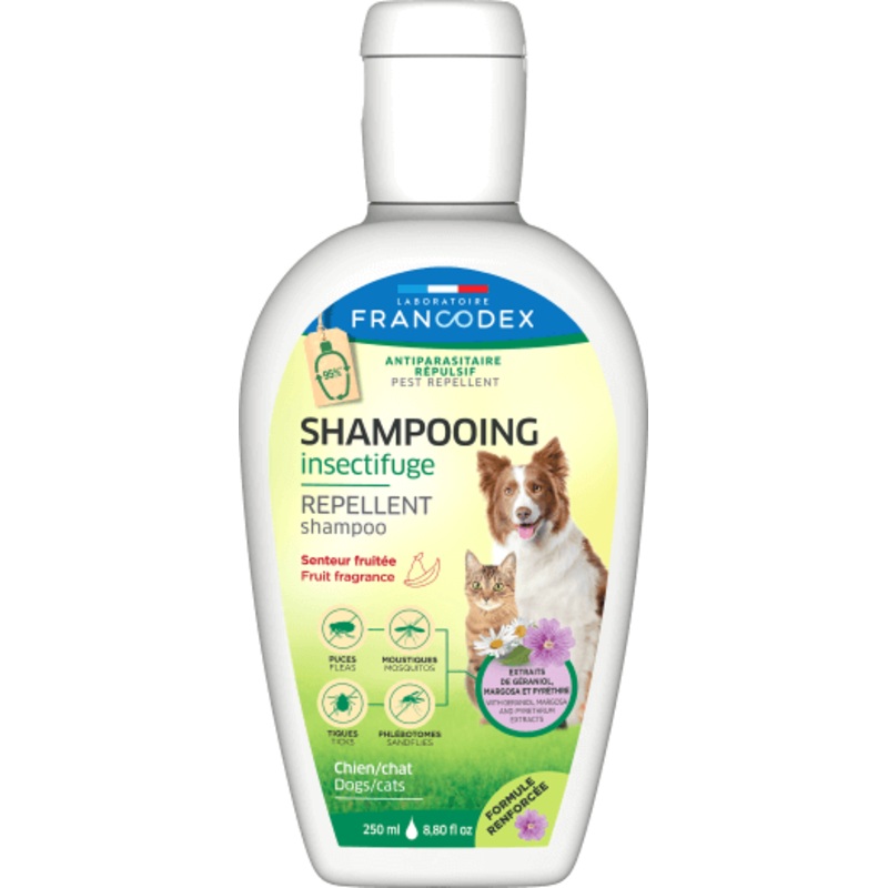 Francodex Repellent Shampoo Fruit Fragrance Dog/Cat 250ml –
