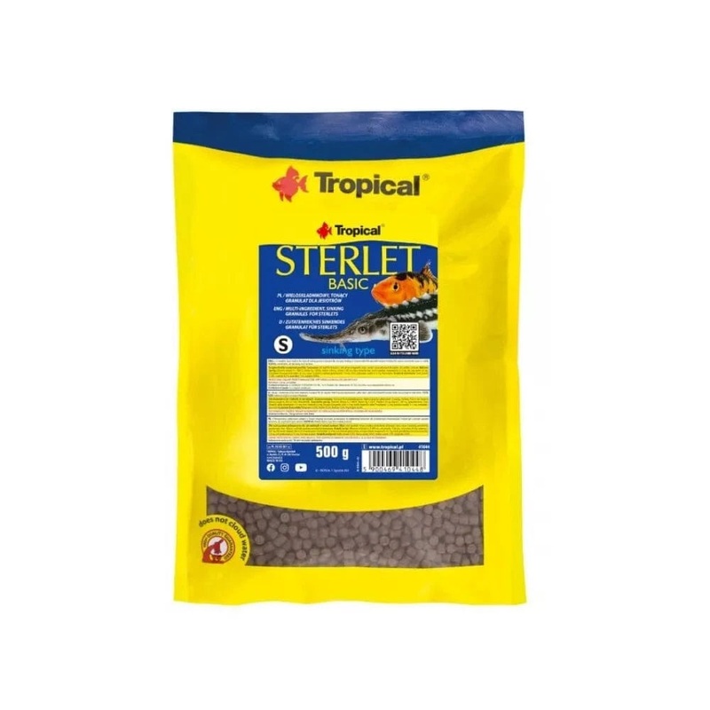 Tropical Sterlet Basic S maistas erketams 500 g