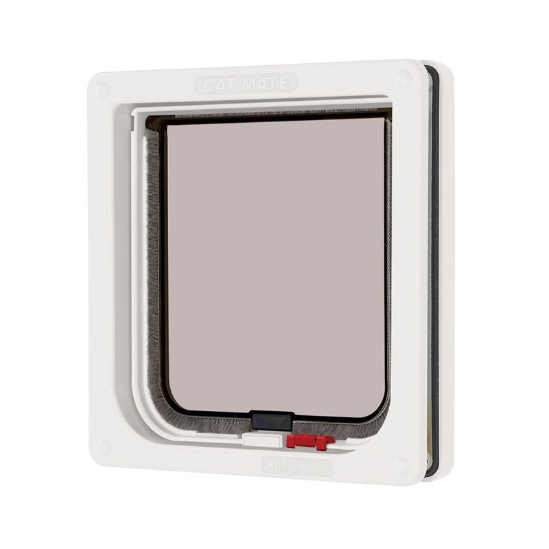 Ani Mate Lockable Cat Flap White
