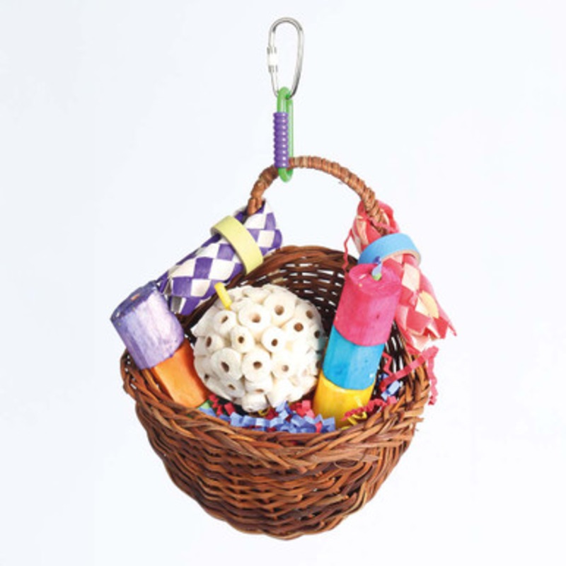 Sola Surprise Party Basket Parrot Toy
