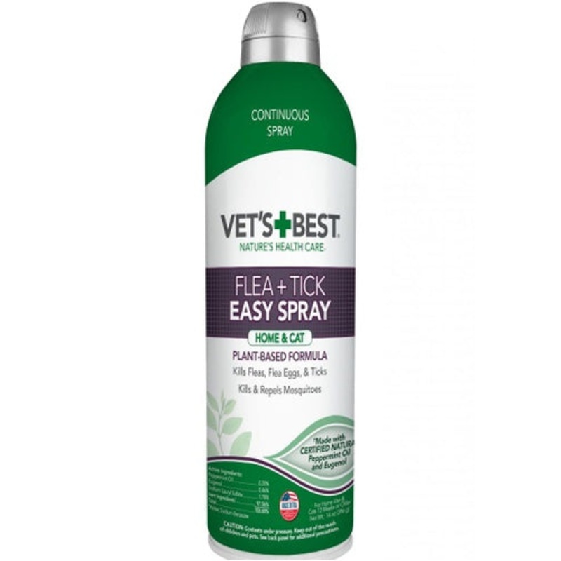Vet’s Best Flea and Tick Cat Easy Spray  Cotton Spice Scent